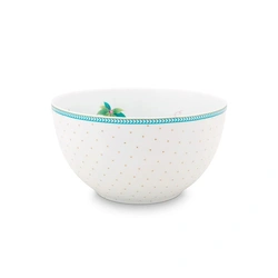 Pip Studio Bowl Jolie Flowers Dots Gold 15cm