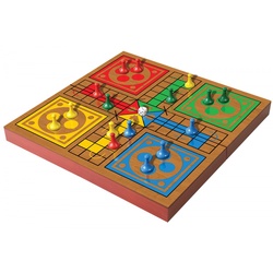 Merchant Ambassador Folding Wood Ludo Set