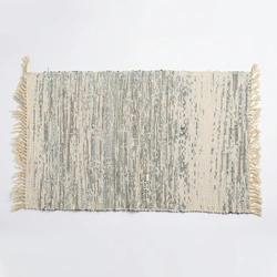 Weave-it Wool-Blend Bath Mat – 20x36 In – Heathered Multi-Tone