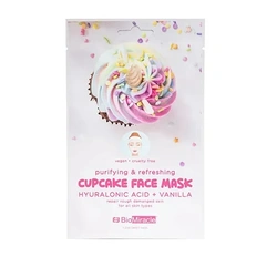 BioMiracle Purifying & Refreshing Cupcake Face Mask - Hyuralonic Acid + Vanilla