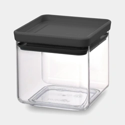 Brabantia Tasty+ Square Canister 0.7L – Dark Grey