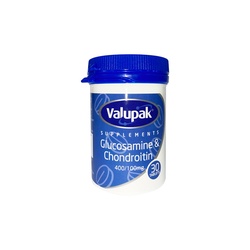 Valupak Glucosmine 400mg + Chondroitin 100mg Tabs 30's