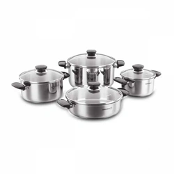 Korkmaz A1678 Kappa 8Pc Cookware Set