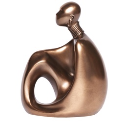 Cold-Cast Bronze Abstract Figurines