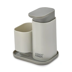 Joseph Joseph Duo Soap Pump with Sponge Holder – 240 ml – Grey