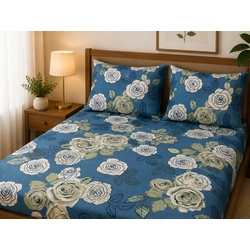 My Sleep Cove Caspian – Navy Blue Rose (7.5ft x 8.2ft)
