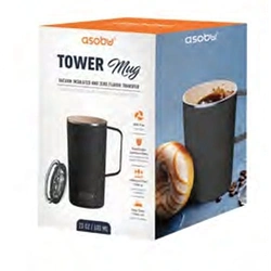 Asobu Tower Mug – Insulated Travel Mug – 600 ml