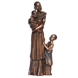 Cold-Cast Bronze African Figurines