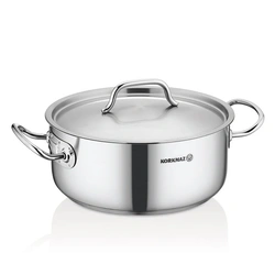 Korkmaz A2743 Proline Gastro Low Casserole 40x20 (Satin) - 25 Ltr