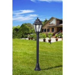 Fumagalli Anna Mizar Classic Design Lamp Post – 1 x E27 LED Compatible – Black