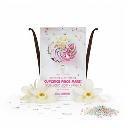 BioMiracle Purifying & Refreshing Cupcake Face Mask - Hyaluronic Acid + Vanilla