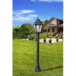 Fumagalli Anna Mizar Classic Design Lamp Post - 1 x E27 LED compatible - Black (Made in Italy)