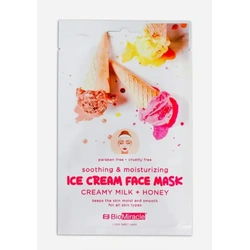 BioMiracle Soothing & Moisturizing Ice Cream Face Mask - Creamy Milk + Honey