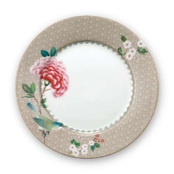 Pip Studio Plate Blushing Birds Khaki 21cm