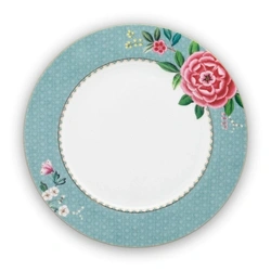 Pip Studio Plate Blushing Birds Blue 26.5cm