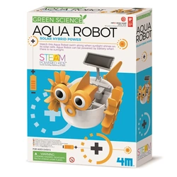 4M Green Science Aqua Robot – Solar Powered Science Activity for Kids 8+