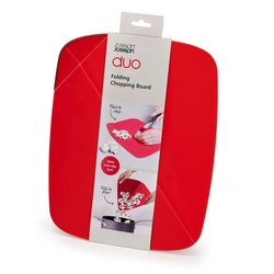 Joseph Joseph Duo Folding Chopping Board – BPA-Free Polypropylene – Red
