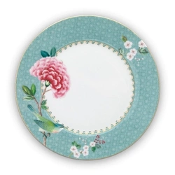 Pip Studio Plate Blushing Birds Blue 21cm