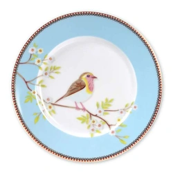 Pip Studio Plate Early Bird Blue 21cm