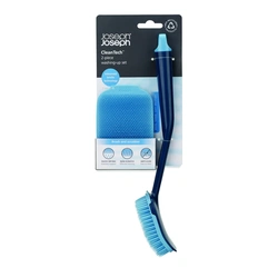Joseph Joseph CleanTech Washing-Up Brush and Scrubber Set – Blue