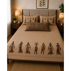 My Sleep Cove Tribal Muse – Taupe Accent (8.9ft x 7.5ft)