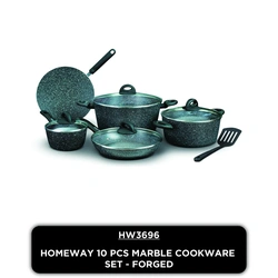 Homeway Marble Cookware Set – 10 Piece – HW3696