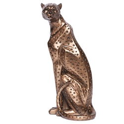 Cold-Cast Bronze Cheetah Family
