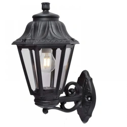 Fumagalli Anna Bisso Classic Design Wall Lantern – 1 x E27 LED Compatible – Black