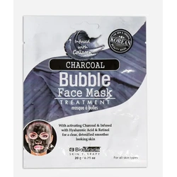 BioMiracle Charcoal Bubble Face Mask Treatment Infused With Collagen