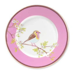 Pip Studio Plate Early Bird Pink 21cm